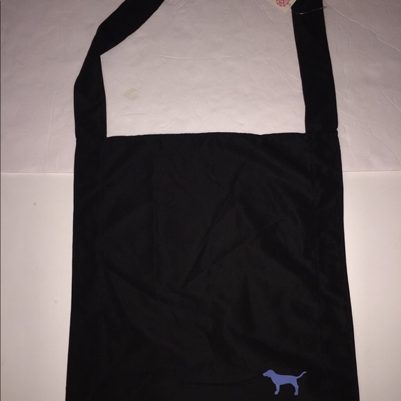 $27 NWT VS PINK Black Tote Bag - Picture 2 of 7